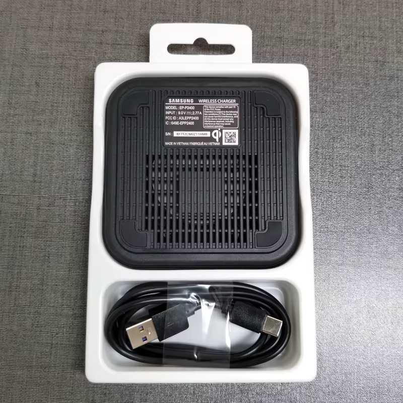 משטח טעינה אלחוטי מקורי סמסונג מהיר SAMSUNG 15W – תמונה 2