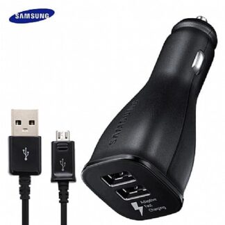 מטען מהיר לרכב כפול סמסונג גלקסי מקורי Samsung 15W 9V כולל כבל טעינה Micro USB
