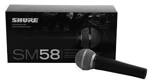 מיקרופון דינמי מקצועי תואם SHURE SM58