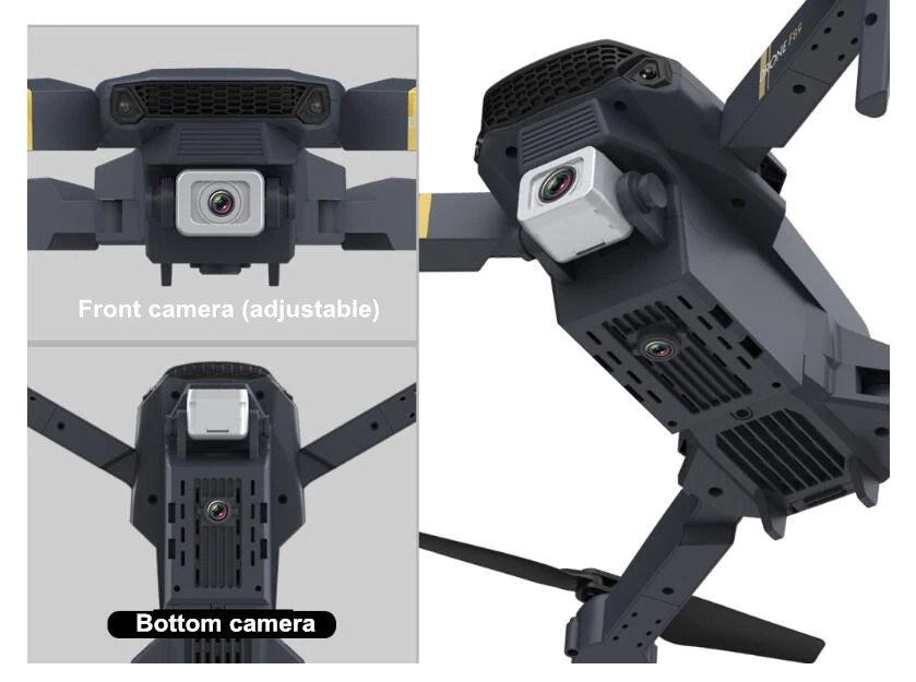 רחפן מקצועי בעל 2 מצלמות Dual camera כולל שלט באיכות 4K! – תמונה 15