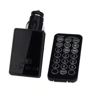 מתאם ומשדר FM לרכב הכולל נגן MP3 בנוי ושתי יציאות USB להטענה