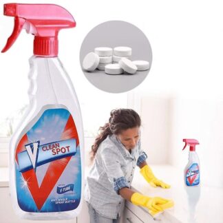 VClean Spot – תרסיס + טבליות לניקוי יסודי רב תכליתי!