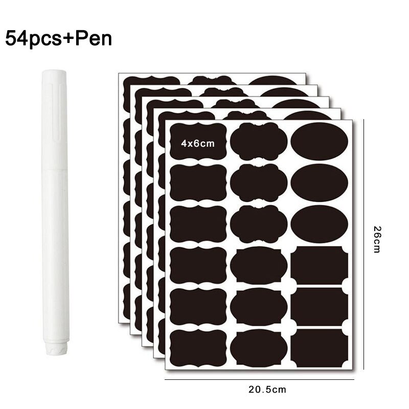 54pcs 5 shapes