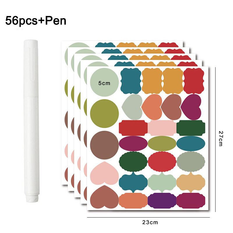 56pcs Colorful