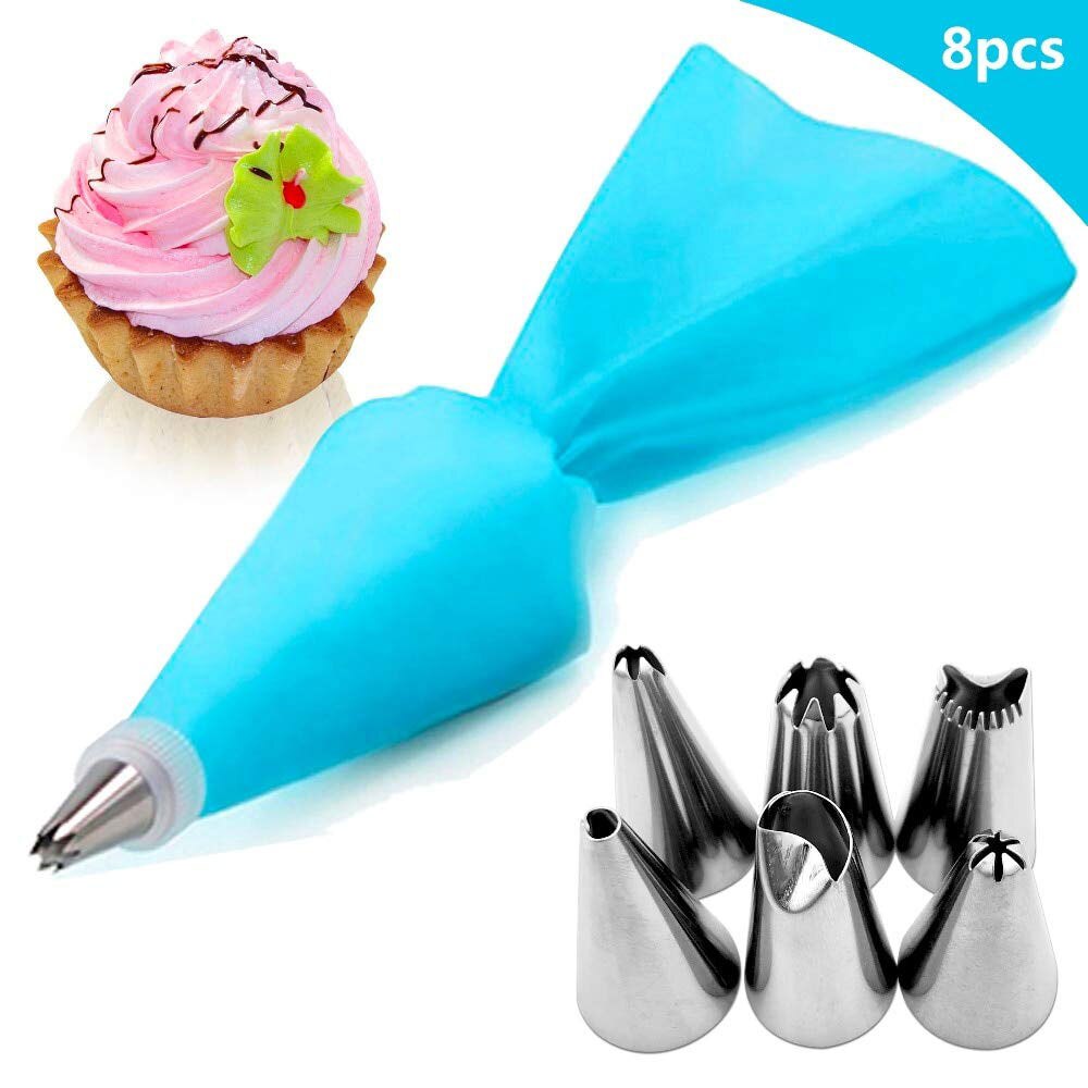 8 Pcs Blue