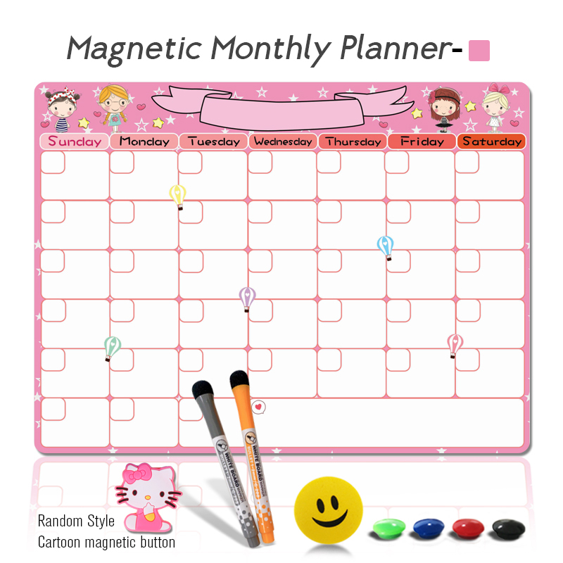 Monthly Planner-Pink