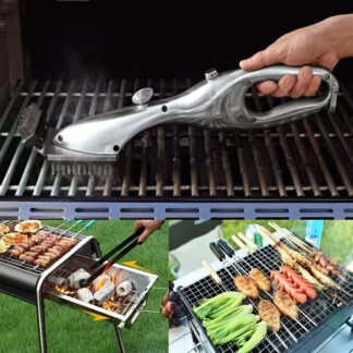 מברשת קיטור מקצועית למנגל Grill Daddy גריל דדי – לחיטוי וניקוי יסודי של הגריל