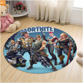 שטיחון עגול מונע החלקה בעיצוב Fortnite פורטנייט - מגוון דוגמאות ועיצובים לבחירה!