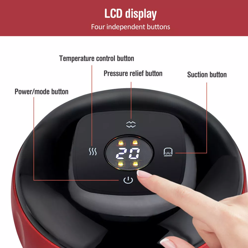 Electric Vacuum Cupping Massage Body Cups Anti-Cellulite Therapy Massager for Body Electric Guasha Scraping Fat Burning Slimming