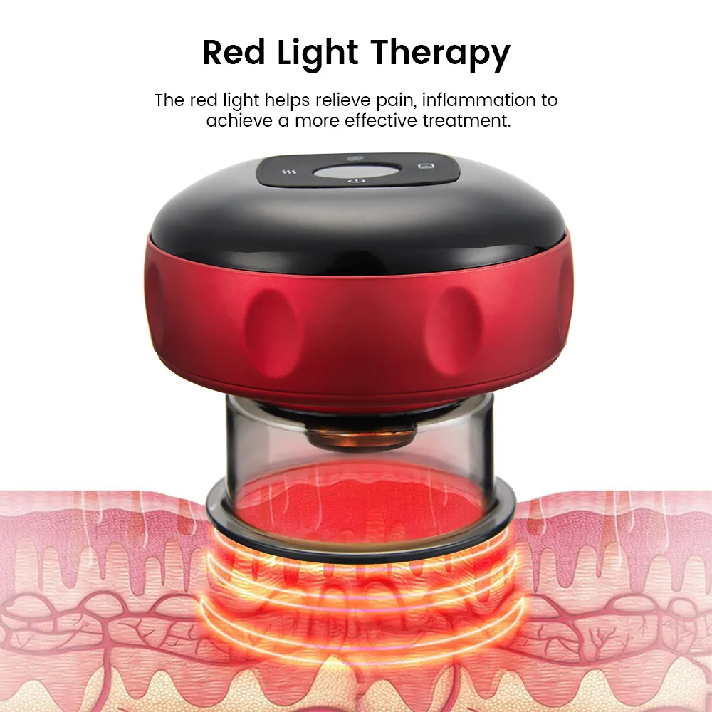 Electric Vacuum Cupping Massage Body Cups Anti-Cellulite Therapy Massager for Body Electric Guasha Scraping Fat Burning Slimming