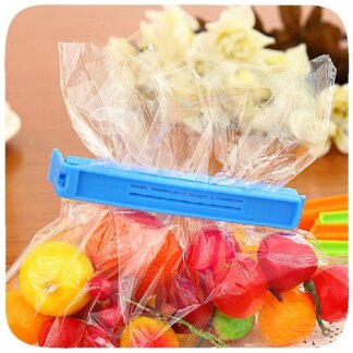 סט של 10 קליפסים לסגירת שקיות מזון ושמירה על הטריות