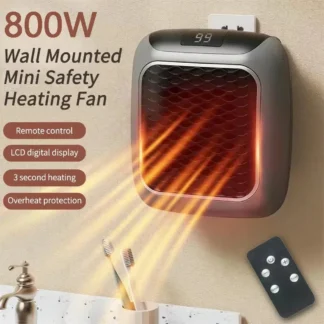 מיני מפזר חום ביתי עוצמתי 800w כולל שלט רחוק