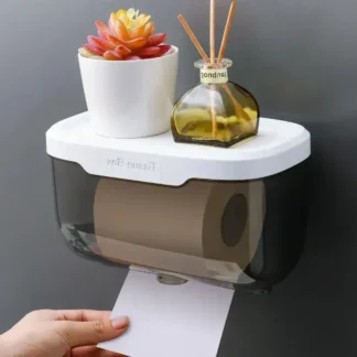 מתקן מעוצב עמיד במים לנייר טואלט