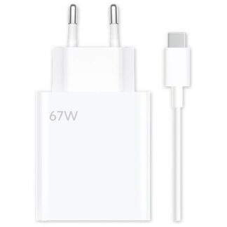 מטען וכבל מהיר דגם Xiaomi 67W Charging Combo Type-A