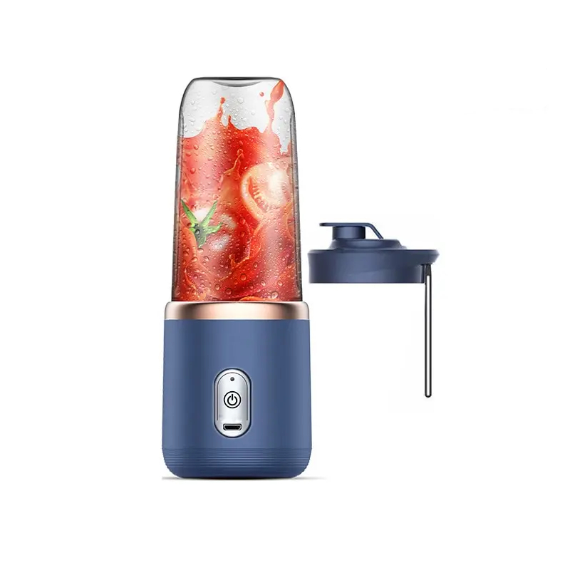Blue juicer lid