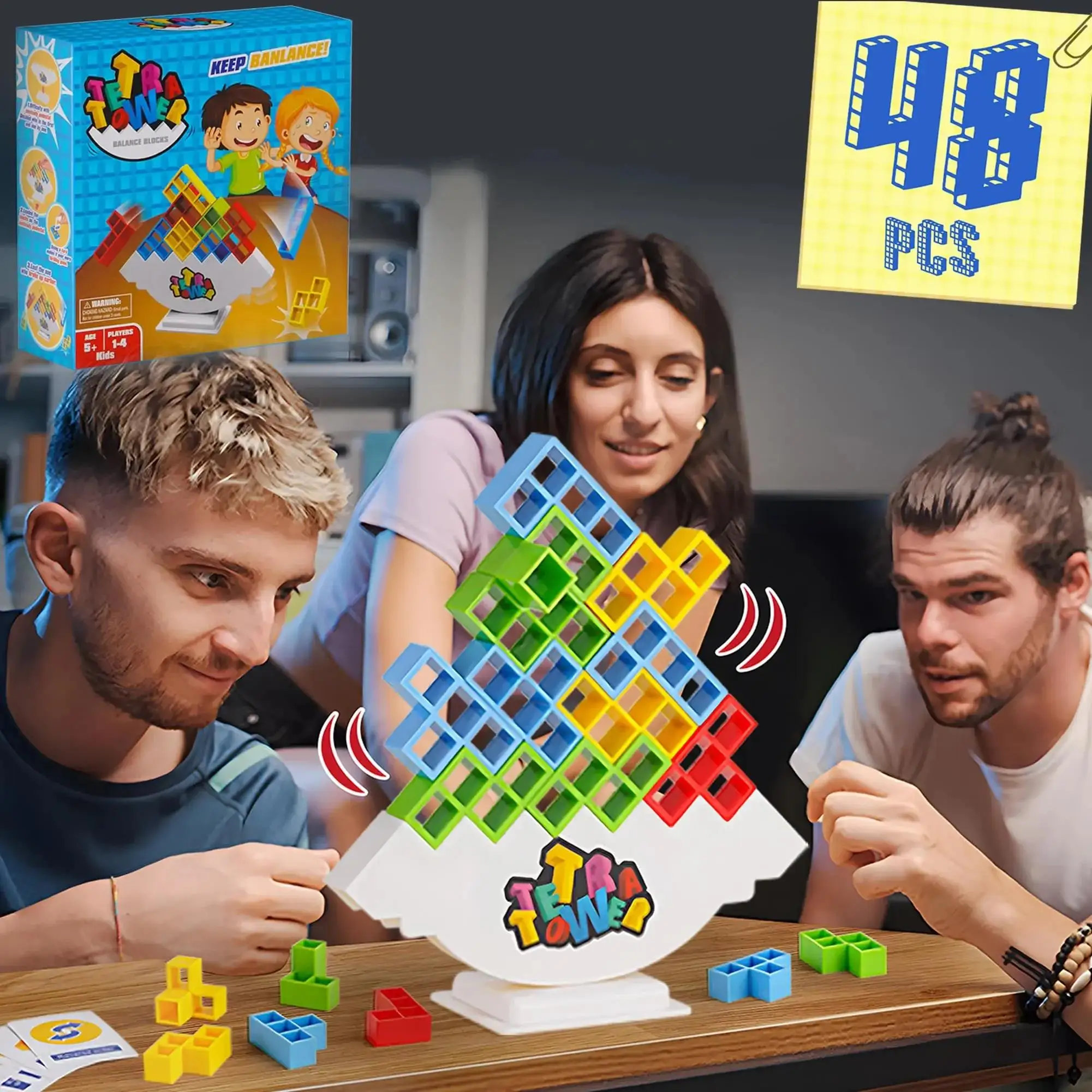 משחק טטריס חברתי וכייפי "מי מפיל ראשון"