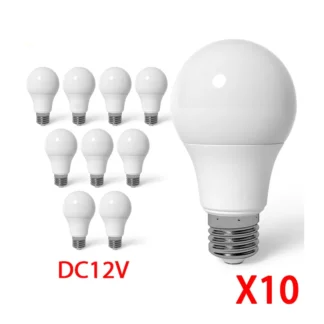 מארז 10 יח׳ נורות לד