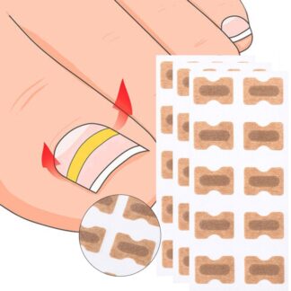 10 מדבקות ריפוי לציפורן חודרנית
