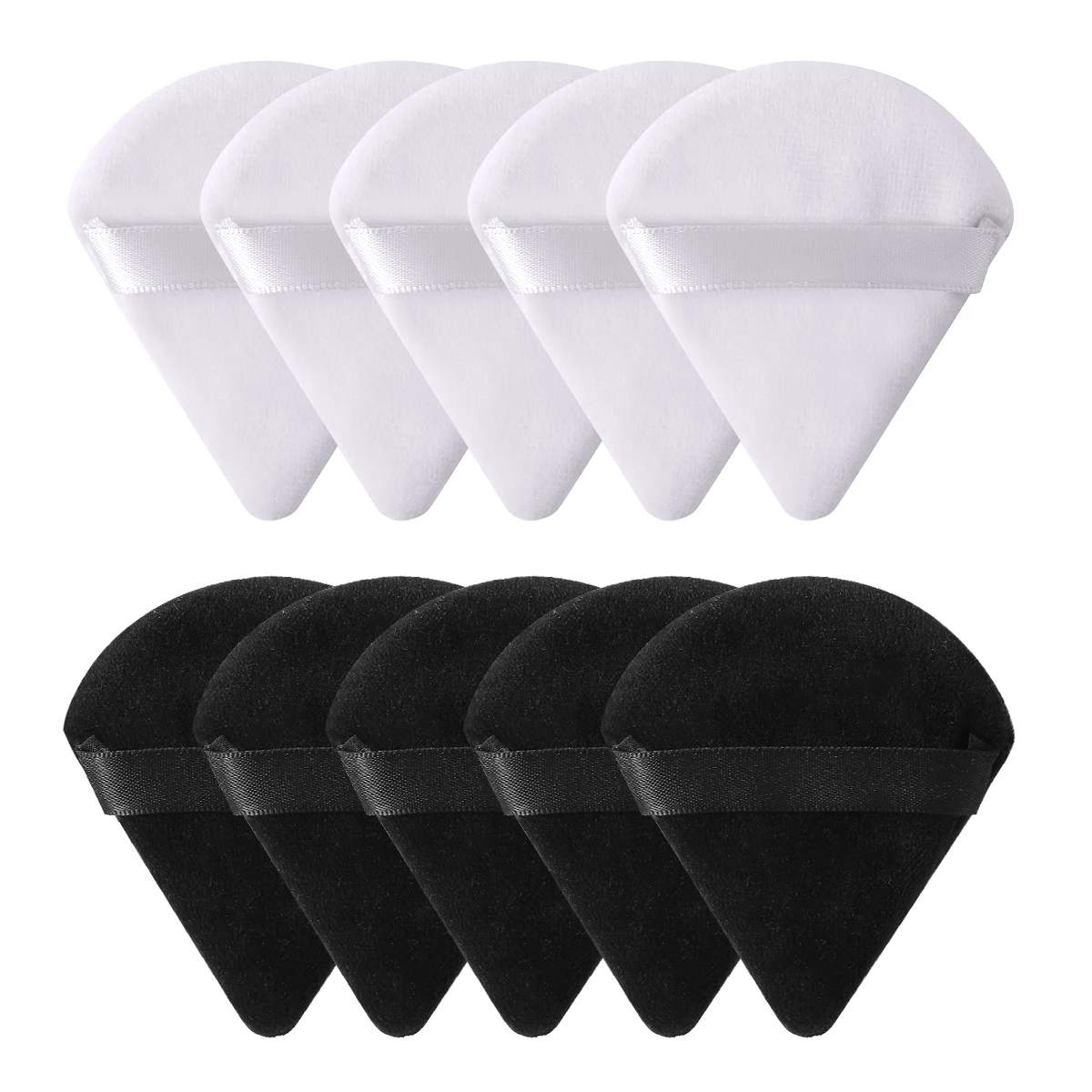 10pcs white-black