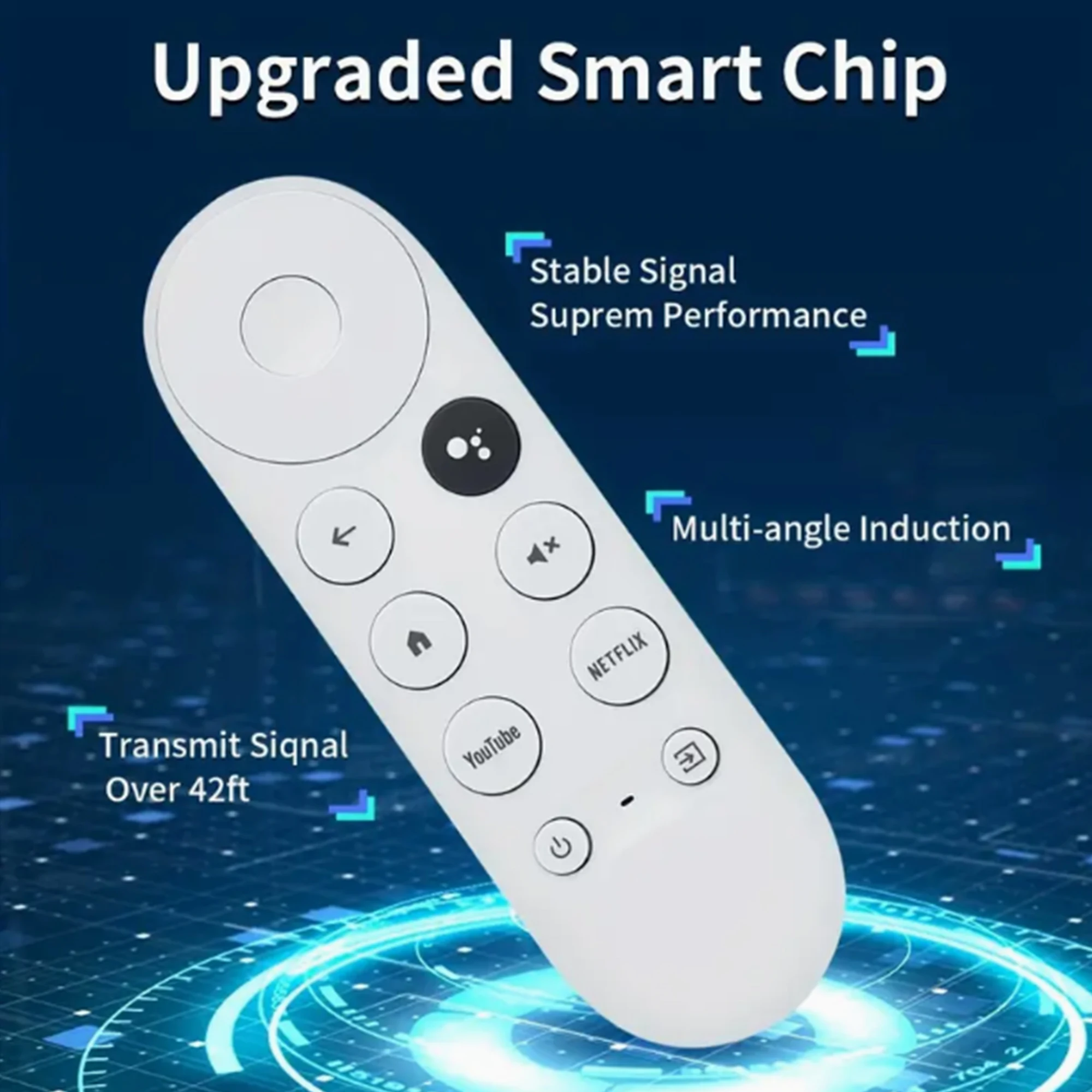 שלט רחוק תואם Google Chromecast TV – תמונה 6