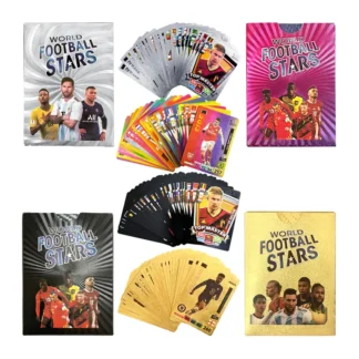 חפיסת 27/55 קלפים כוכבי כדורגל -  Word Football Stars